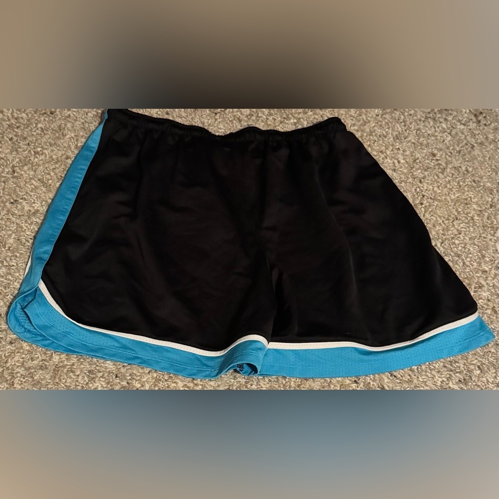 Teal and Blue Under Armour Basketball Shorts - Picture 2 of 4